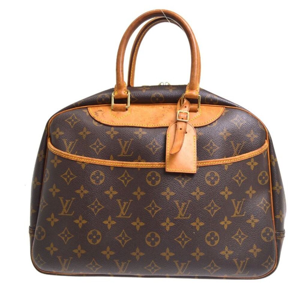 Louis Vuitton Trouville Monogram Canvas Brown Canvas Handbag